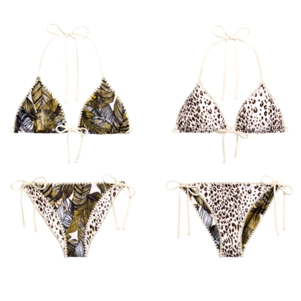 H&M Reversible Triangle Top & Bottom Bikini